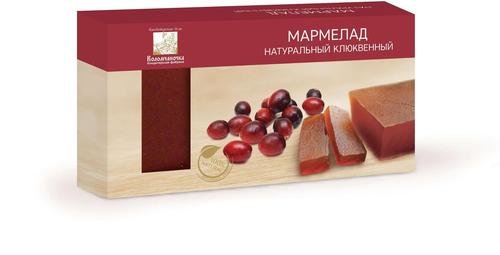  Мармелад пластовый 210г клюквенный в Димитровграде