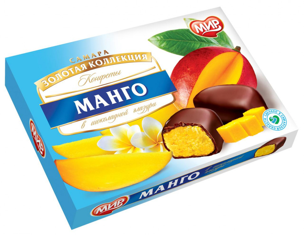  КФ МИР Манго-Кокос в шоколадной глазури 160г  в Димитровграде