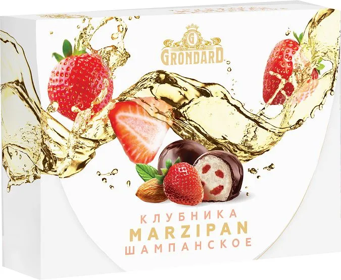  TM Grondard       (10185) Конфеты глазированные Марципановые Клубника и Шампанское, 98г в Димитровграде